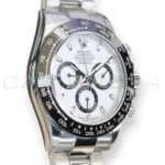 Rolex Daytona Panda 116500LN white dial black subdials 2021 NOS front view Oystersteel 40mm