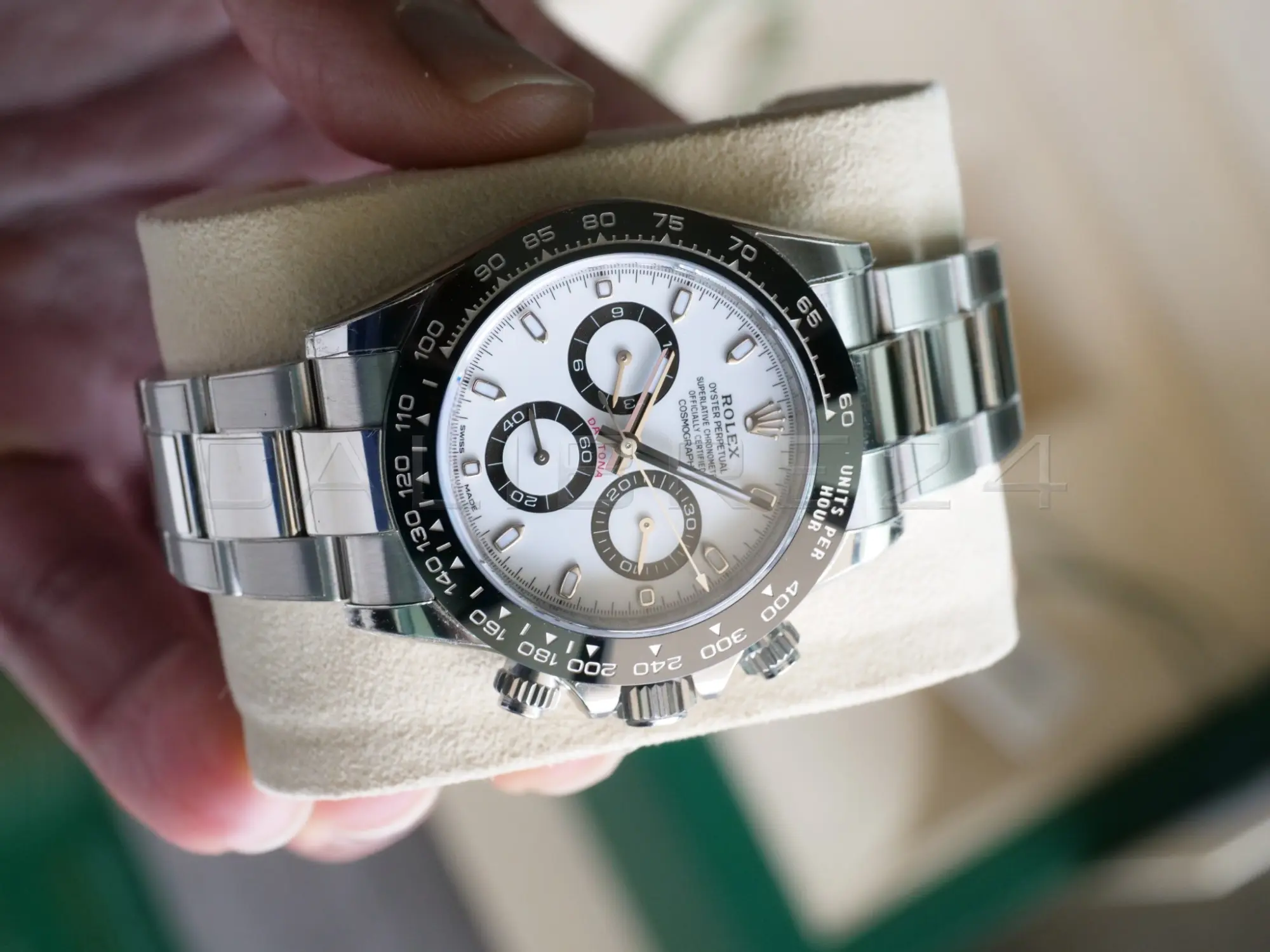 Rolex Daytona Panda 116500LN white dial black subdials 2021 NOS full setOystersteel 40mm