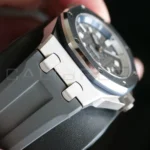 Audemars Piguet 15720ST octagonal case eight hexagonal screws ceramic crown inserts stainless steel profile