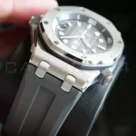 Audemars Piguet 15720ST octagonal case eight hexagonal screws ceramic crown inserts stainless steel profile
