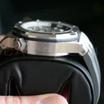Audemars Piguet 15720ST octagonal case eight hexagonal screws ceramic crown inserts stainless steel profile
