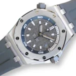 Audemars Piguet Royal Oak Offshore Diver 15720ST grey Mega Tapisserie dial 2025 mint 42mm stainless steel front