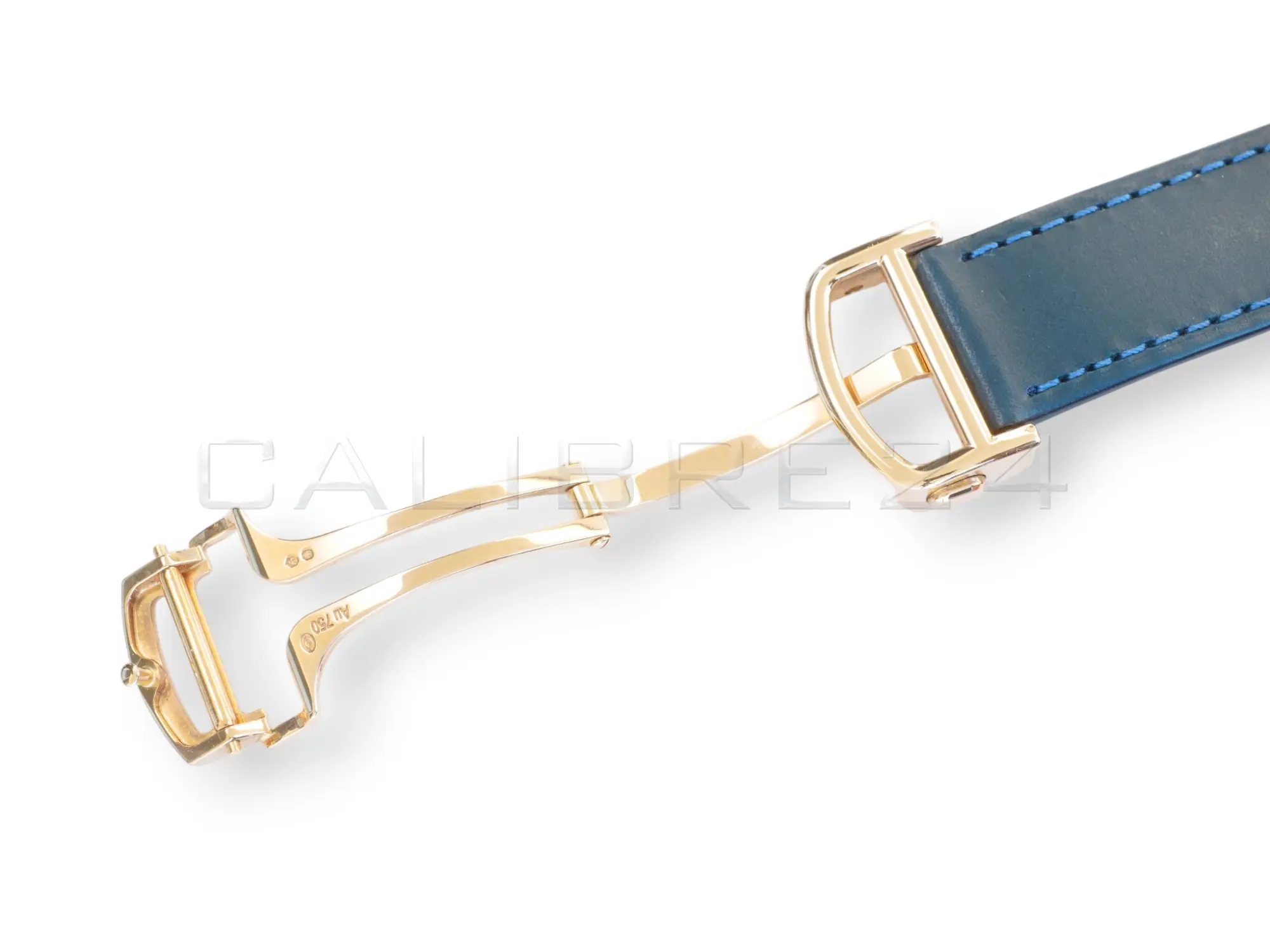 Cartier Santos WGSA0019 alligator leather QuickSwitch strap rose gold folding buckle interchangeabl