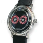 MB&F M.A.D.Editions M.A.D.2 R&B red black 2026 brand new front view 42mm stainless steel