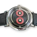 MB&F M.A.D.Editions M.A.D.2 R&B red black 2026 brand new front view 42mm stainless steel