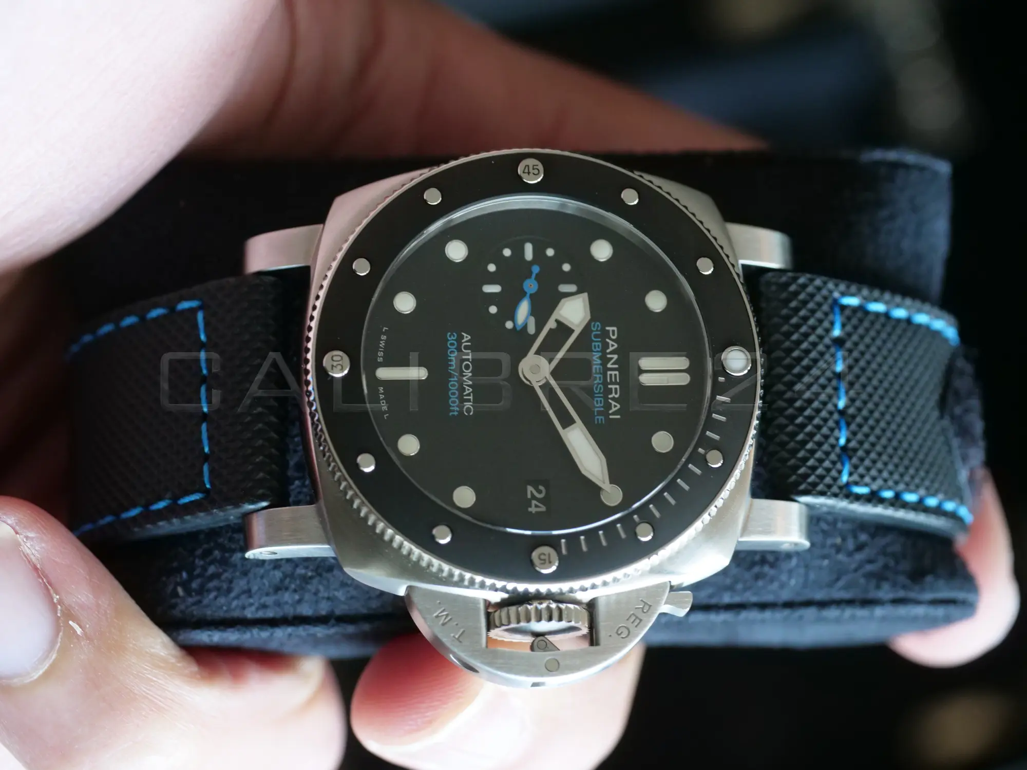 Panerai Submersible PAM01683 2022 mint full set box papers warranty 2030 Calibre24 Perth Australia