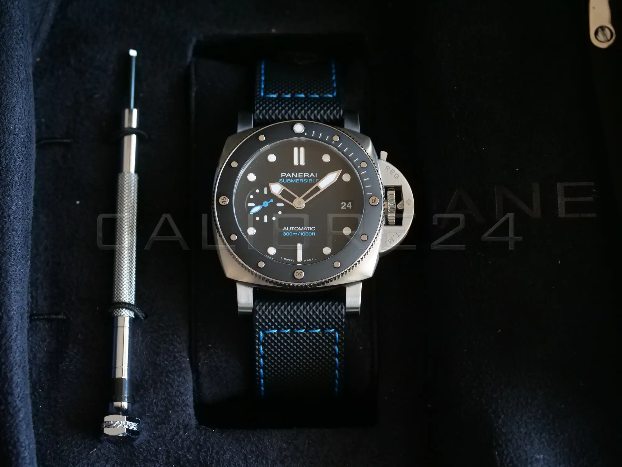 Panerai Submersible PAM01683 2022 mint full set box papers warranty 2030 Calibre24 Perth Australia