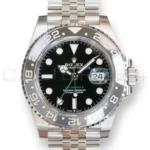 Rolex Bruce Wayne GMT-Master II Rolex GMT-Master II Bruce Wayne 126710GRNR Jubilee 2026 grey black bezel green GMT hand brand new front