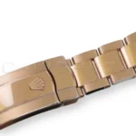 Rolex 326935-0007 protective stickers intact mint Everose gold case bracelet links factory finish