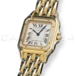 Cartier Panthère de Cartier WJPN0085 brand new 2026 18k yellow gold diamond bezel medium model front view