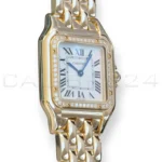 Cartier Panthère de Cartier WJPN0085 brand new 2026 18k yellow gold diamond bezel medium model front view