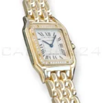 Cartier Panthère de Cartier WJPN0085 brand new 2026 18k yellow gold diamond bezel medium model front view