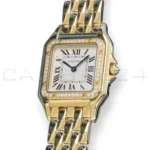 Cartier Panthère de Cartier WJPN0085 brand new 2026 18k yellow gold diamond bezel medium model front view