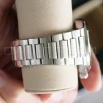 IWC Ingenieur Automatic 40 IW328901 mint Q3 2026 black guilloche dial stainless steel fully brushed bracelet front view