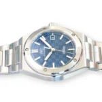 IWC Ingenieur 40 IW328907 stainless steel bezel five functional screws Genta 1832 heritage detail