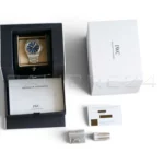 IWC Ingenieur IW328907 full 2025 set — original IWC box papers accessories like new blue dial
