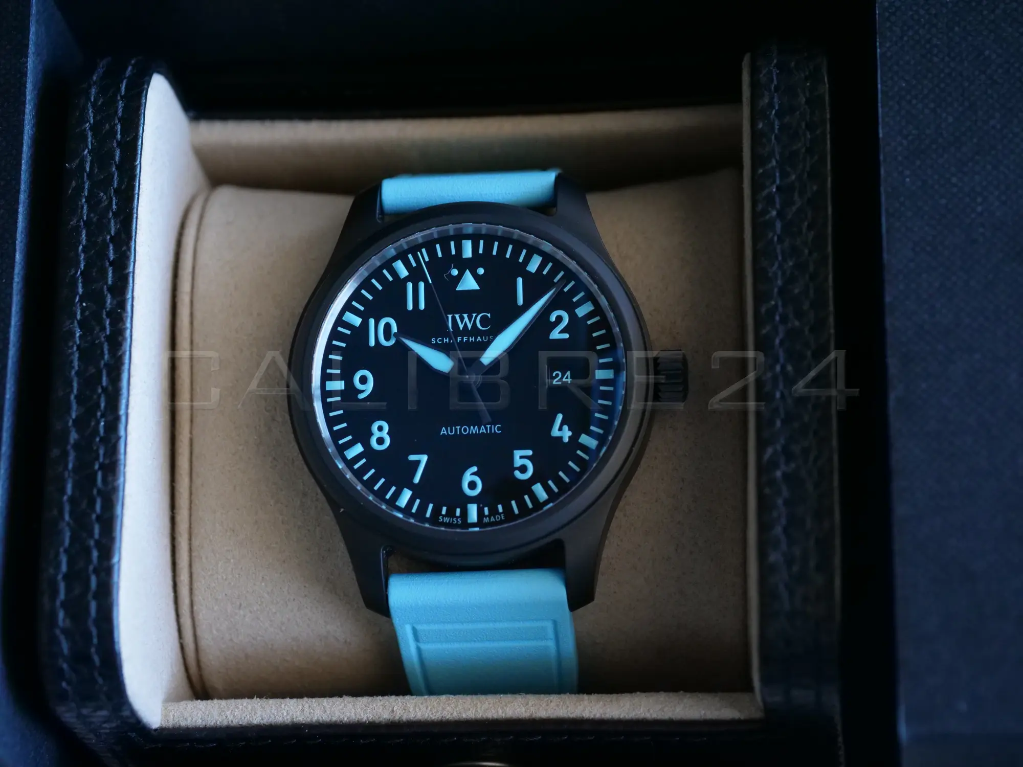 IWC Pilot's Watch Automatic 41 George Russell IW328107 full 2026 set — original IWC box papers accessories brand new unworn