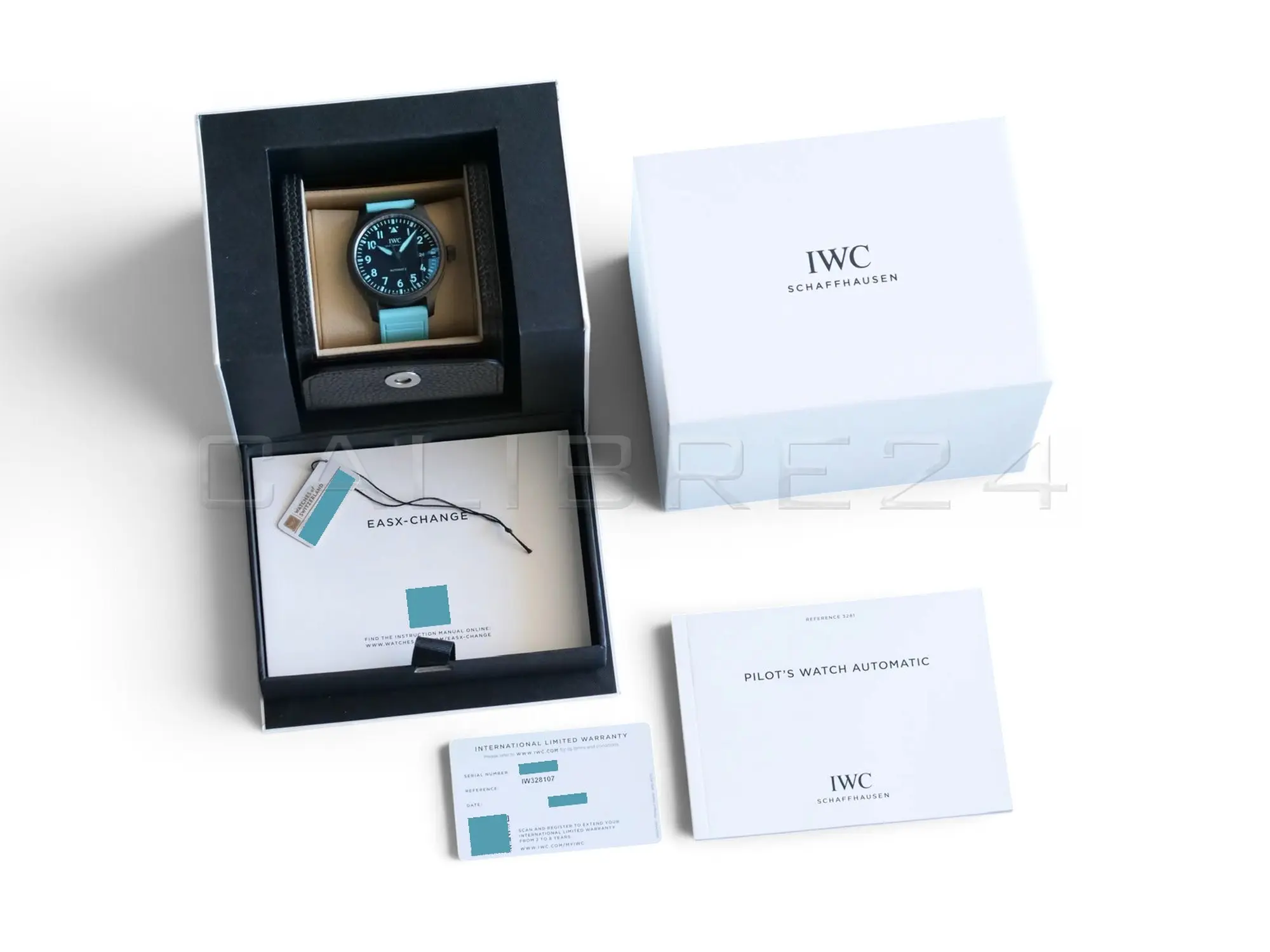 IWC Pilot's Watch Automatic 41 George Russell IW328107 full 2026 set — original IWC box papers accessories brand new unworn