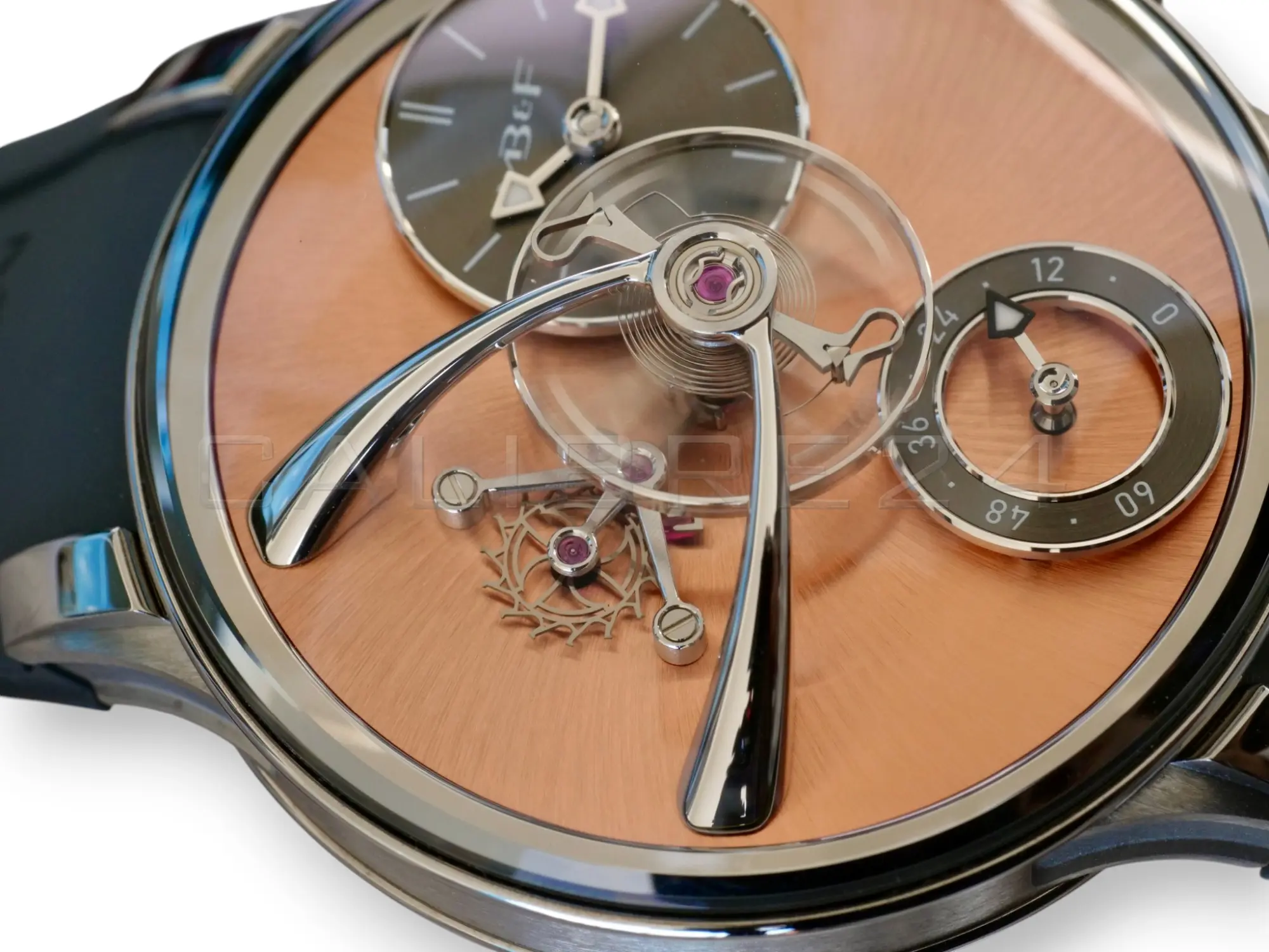 MB&F Legacy Machine 101 EVO salmon 2026 mint full set box papers Calibre24 Perth Australia