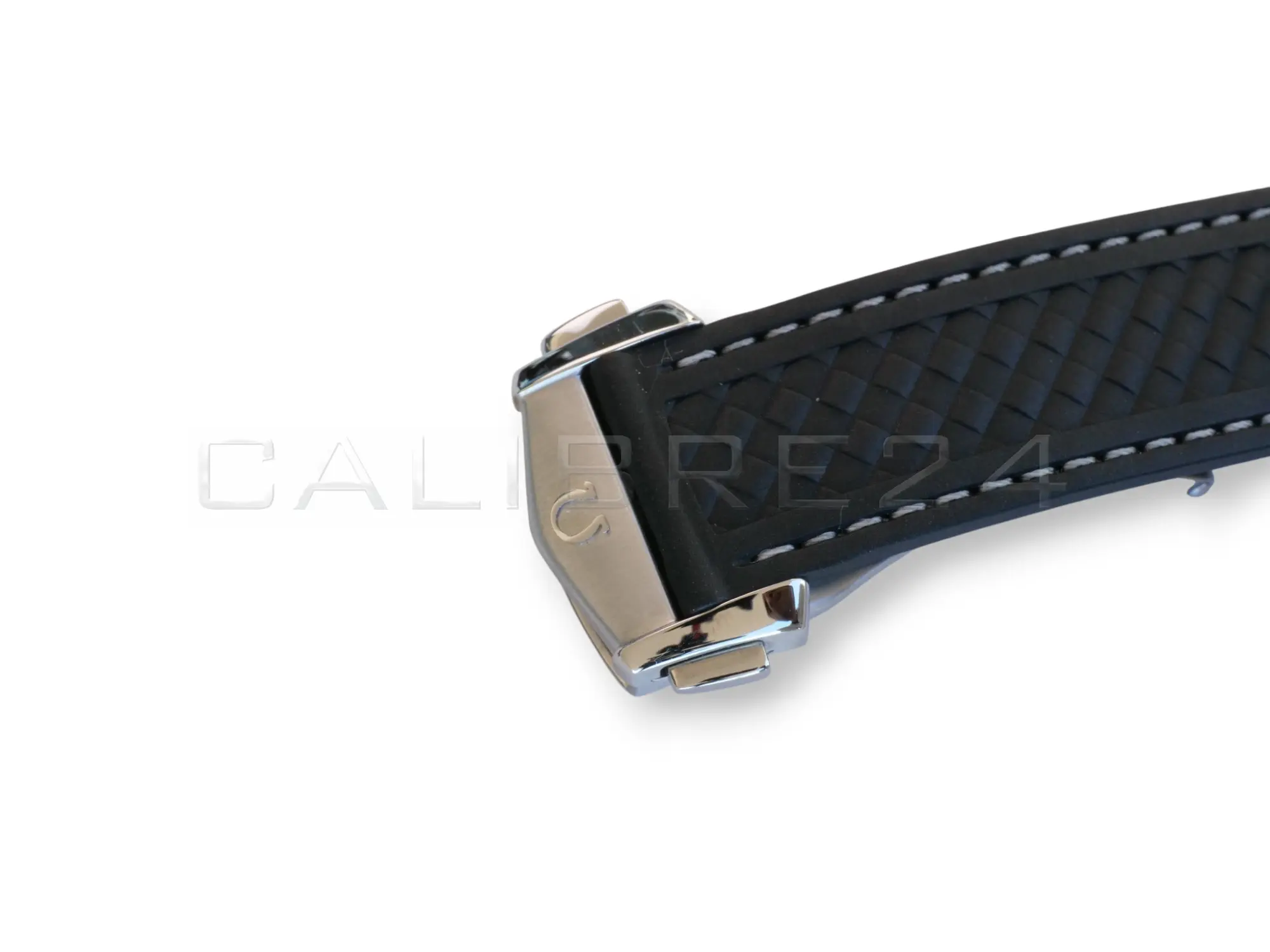 Omega Aqua Terra 150M steel Sedna gold black rubber strap stainless steel pin buckle side profil