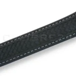Omega Aqua Terra 150M steel Sedna gold black rubber strap stainless steel pin buckle side profil