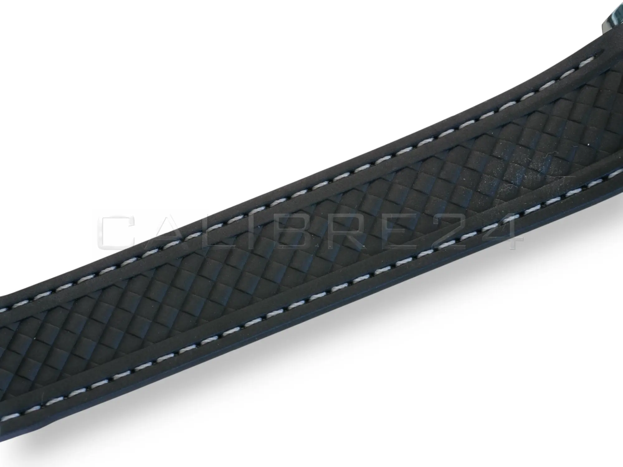 Omega Aqua Terra 150M steel Sedna gold black rubber strap stainless steel pin buckle side profil