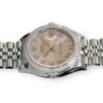 Rolex Datejust 31 278344RBR brand new 2026 — pink sunray Roman dial with applied white gold numerals and date at 3 o'clock