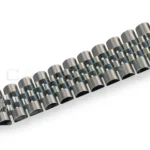 Rolex Datejust 31 278344RBR five-link Jubilee bracelet — alternating 18k white gold and Oystersteel links, Crownclasp with Easylink