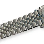 Rolex Datejust 31 278344RBR five-link Jubilee bracelet — alternating 18k white gold and Oystersteel links, Crownclasp with Easylink