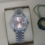 Rolex Datejust 31 278344RBR full set — original Rolex green box, outer box, warranty card, papers, booklets and swing tags, brand new 2026