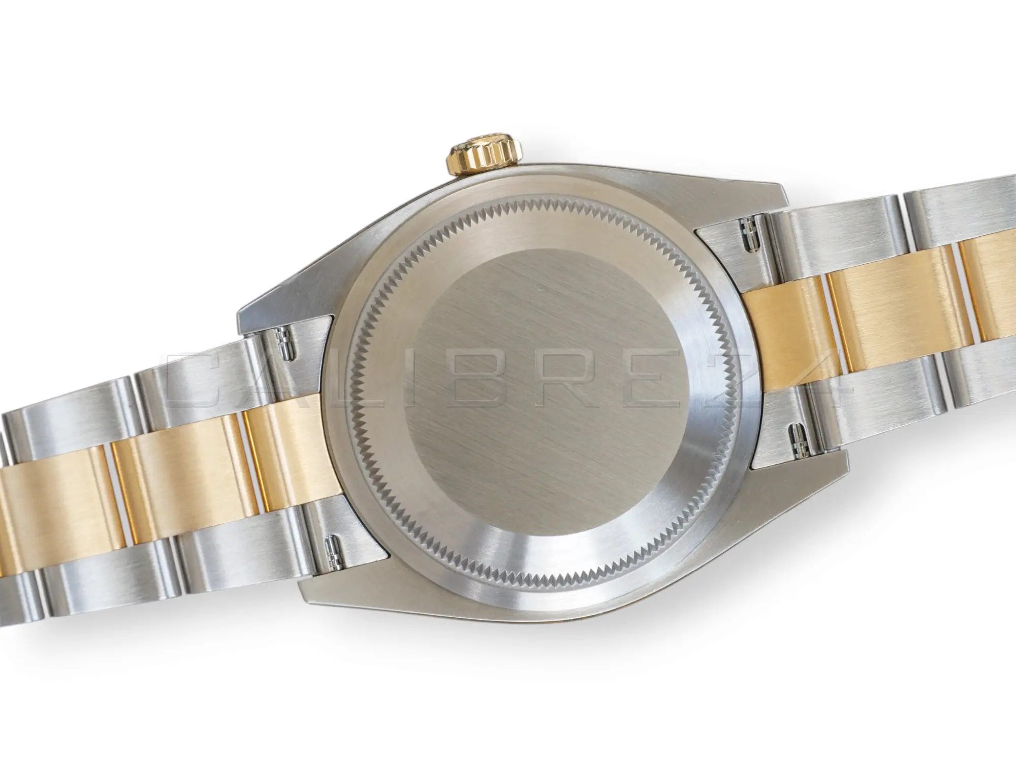 Rolex Explorer 124273 Yellow Rolesor Oyster bracelet centre links yellow gold Oystersteel outer links Easylink clasp