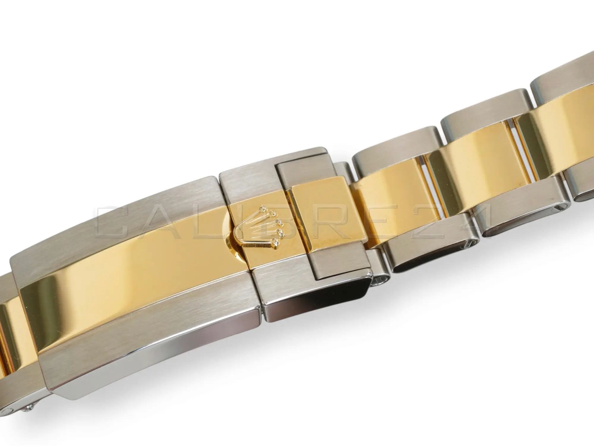 Rolex Explorer 124273 Yellow Rolesor Oyster bracelet centre links yellow gold Oystersteel outer links Easylink clasp