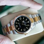 Rolex Explorer 36 124273 NOS 2024 full set original Rolex boxes manuals warranty card hang tag Calibre24 Perth