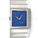 Toledano & Chan B/1 Blue Lapis Lazuli limited edition 175 — dial view showing natural stone veining and silver dauphine hands