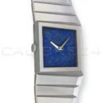 Toledano & Chan B/1 brutalist asymmetric 904L steel case — side profile showing faceted planes and left-side crown