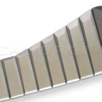 Toledano & Chan B/1 integrated faceted stainless steel bracelet — fully linked, all links present