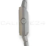 oledano & Chan B/1 brutalist asymmetric 904L steel case — side profile showing faceted planes and left-side crown