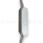 oledano & Chan B/1 brutalist asymmetric 904L steel case — side profile showing faceted planes and left-side crown